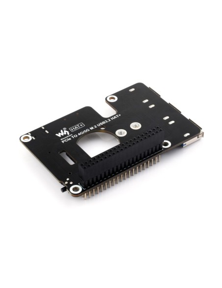 Carte d'extension PCIe to M2 4G/5G et USB 3.2 pour Raspberry Pi 5
